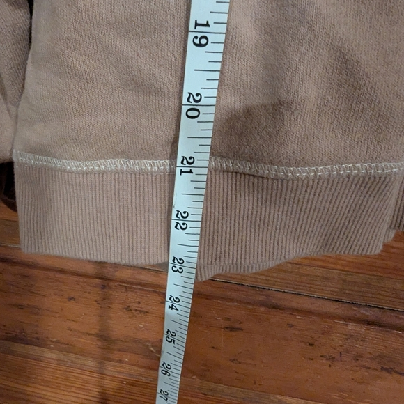 Cream and Brown Relaxed Fit Crewneck Sweatshirt - Picture 5 of 9